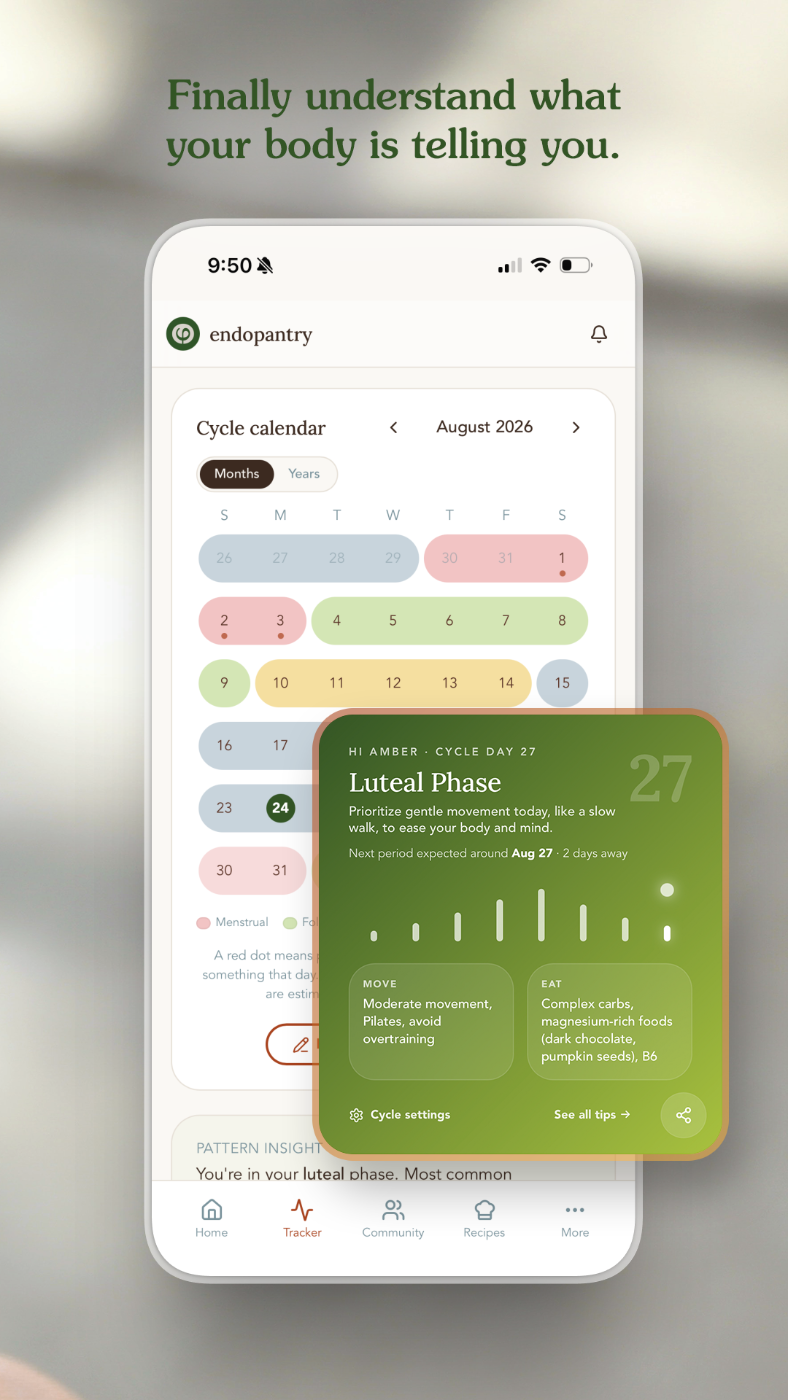 Period & Nutrition Tracker